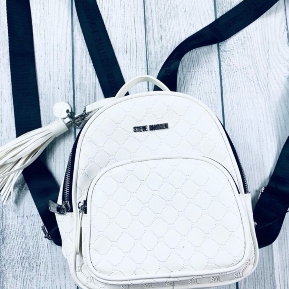 Steve Madden White Mini Backpack - image 1